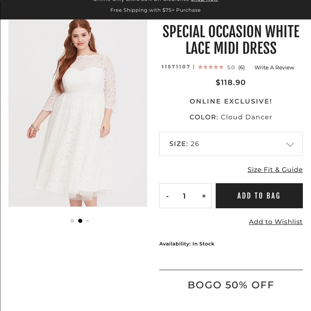 Wedding dress